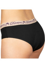 Derriere Equestrian Womens Performance Padded Panty DEPPP14B Black